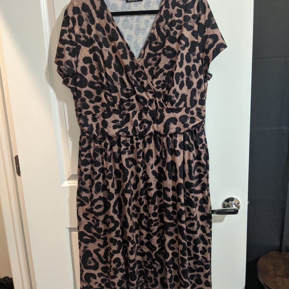 Leopard print dress